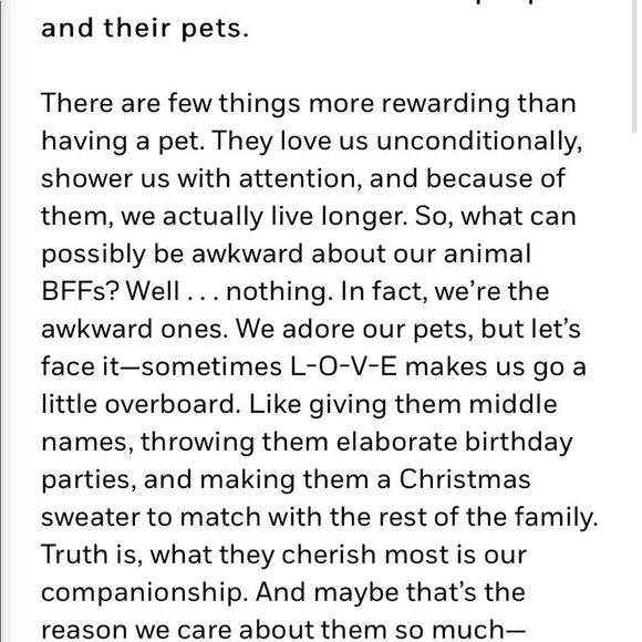 Awkward family pet photos coffee table book/bookshelf decor home decor - Picture 2 of 8